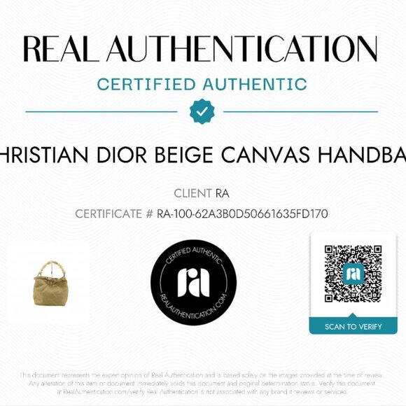 Christian Dior Tan Shoulder Bag with Beaded Handle - Picture 4 of 5